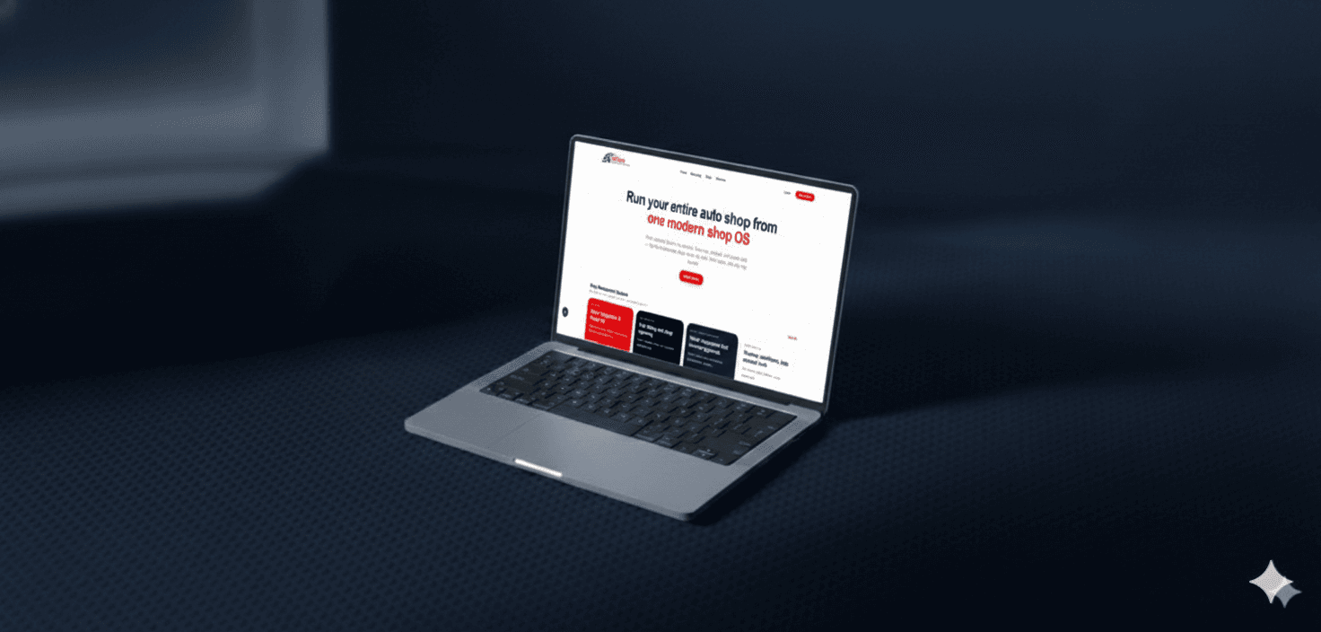 Auto shop CRM interface